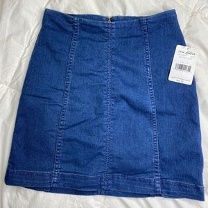 Free People Denim Skirt